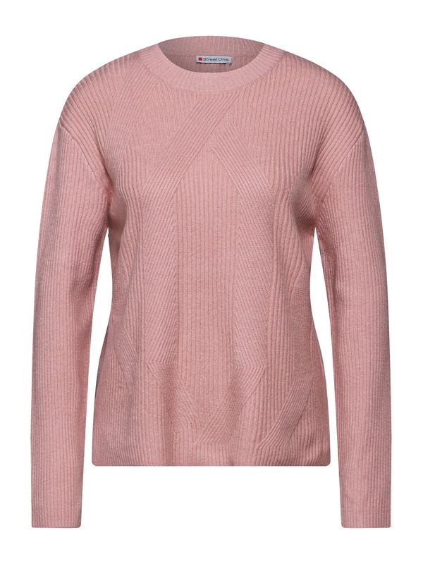 STREET ONE STREET ONE Pulover  prljavo roza
