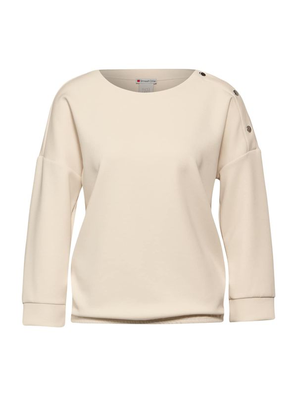 STREET ONE STREET ONE Sweater majica  vuneno bijela