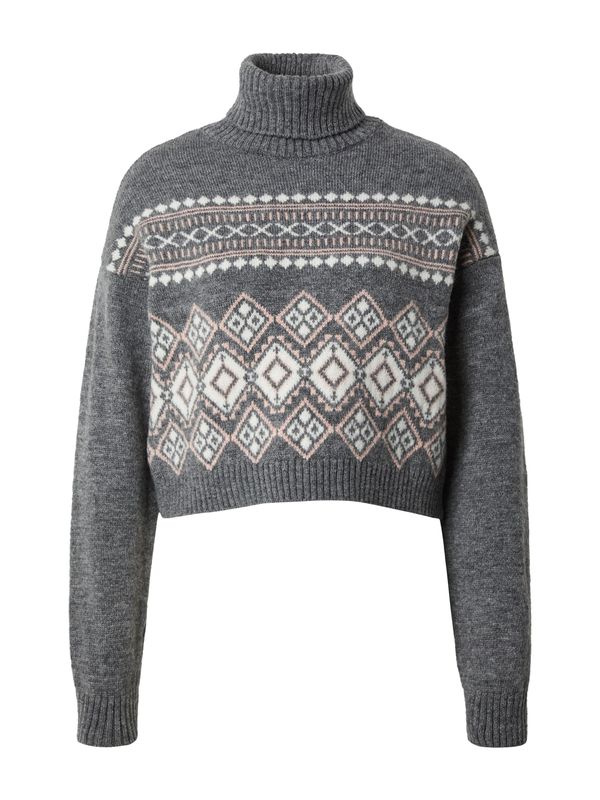 STUDIO SELECT STUDIO SELECT Pulover  tamo siva / pastelno roza / bijela