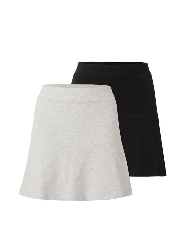 STUDIO SELECT STUDIO SELECT Suknja 'Edda'  siva melange / crna