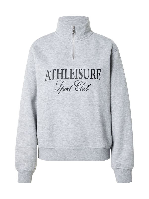 STUDIO SELECT STUDIO SELECT Sweater majica 'Lina'  siva melange / crna