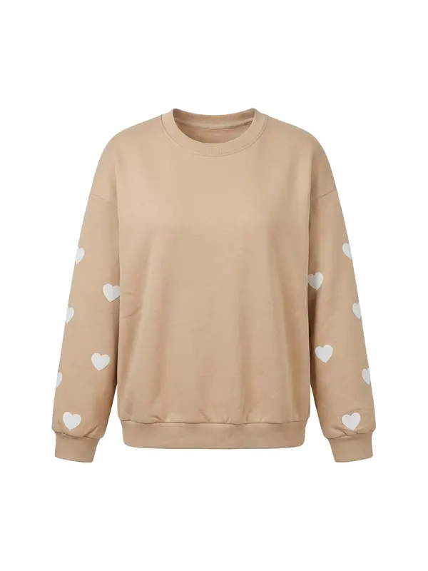 studioselect studioselect Sweater majica 'Clara'  bež / bijela