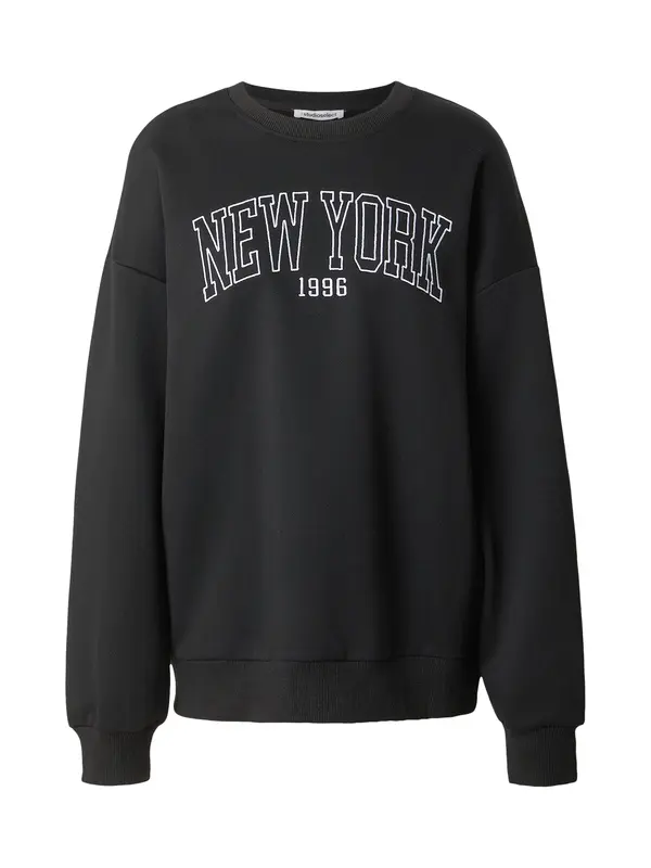 studioselect studioselect Sweater majica 'Edda'  crna / bijela