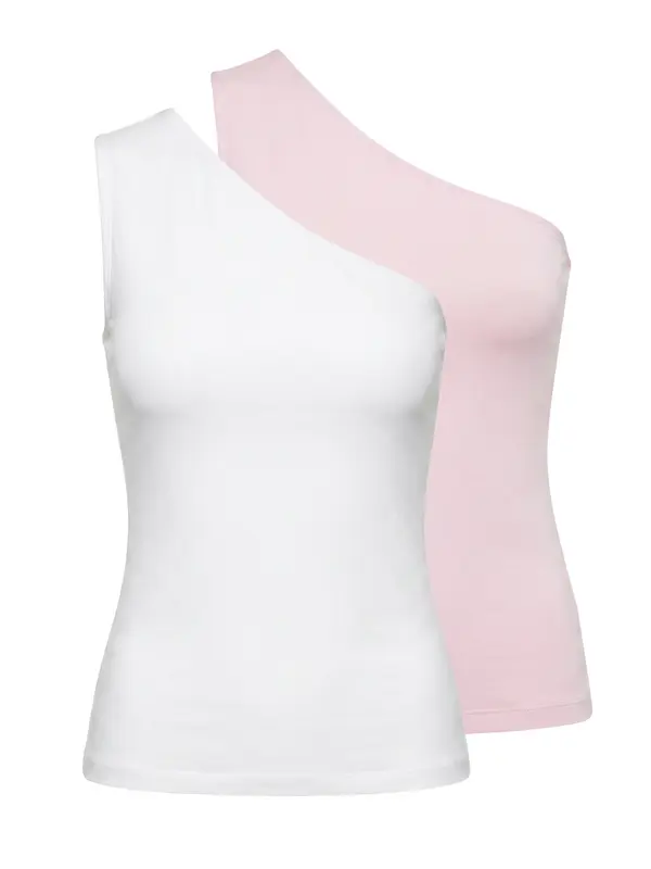 studioselect studioselect Top 'Asta'  rosé / bijela
