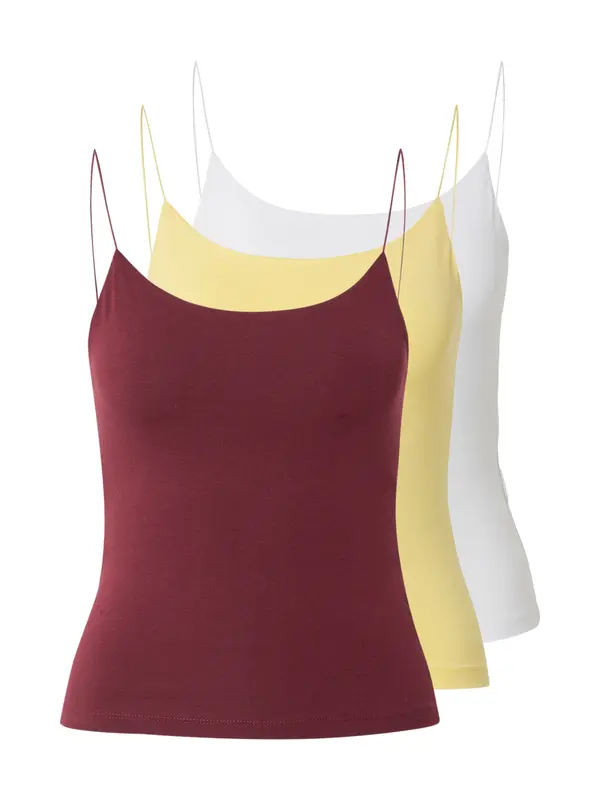 studioselect studioselect Top 'Lena'  žuta / burgund / bijela