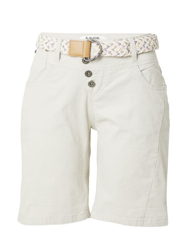 Sublevel Sublevel Hlače  svijetlobež