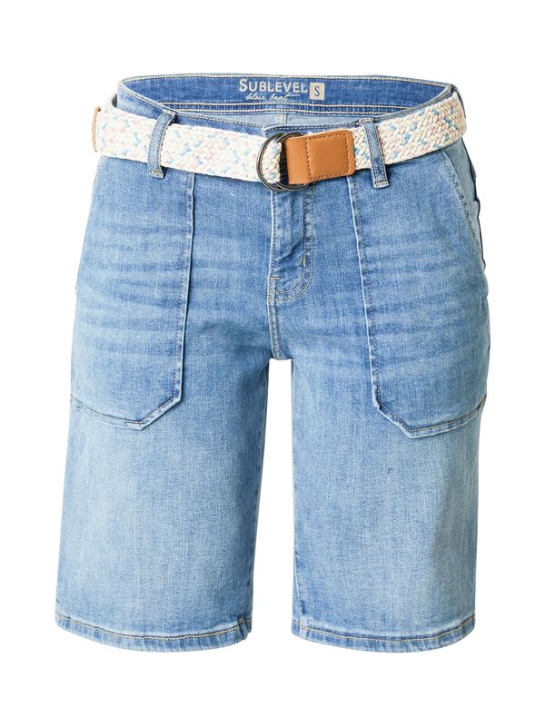 Sublevel Sublevel Hlače  svijetloplava