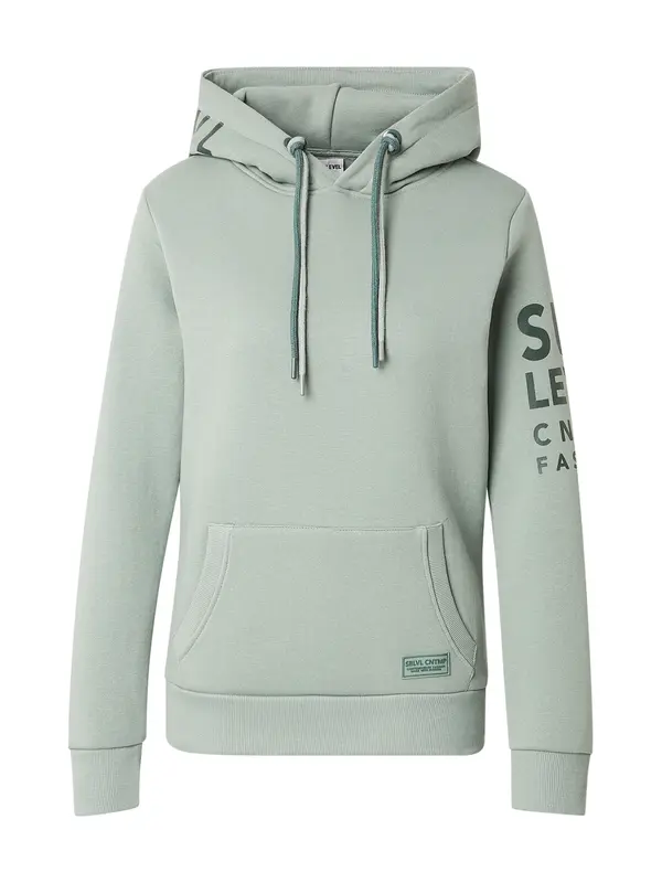 Sublevel Sublevel Sweater majica 'Asmia'  menta / tamno zelena