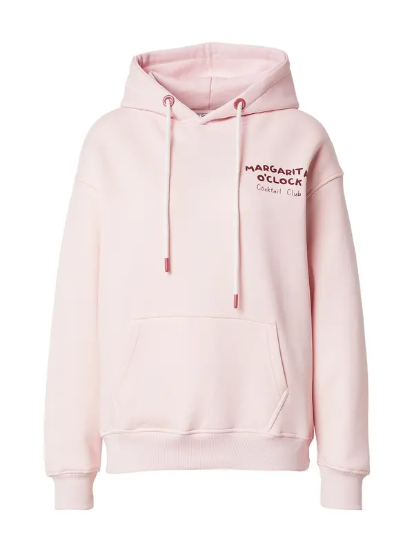 Sublevel Sublevel Sweater majica  rosé / svijetlo crvena / crna