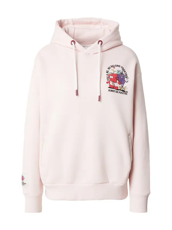 Sublevel Sublevel Sweater majica  zelena / rosé / crvena / crna