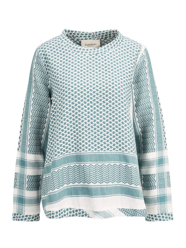 Summery Copenhagen Summery Copenhagen Bluza  menta / bijela