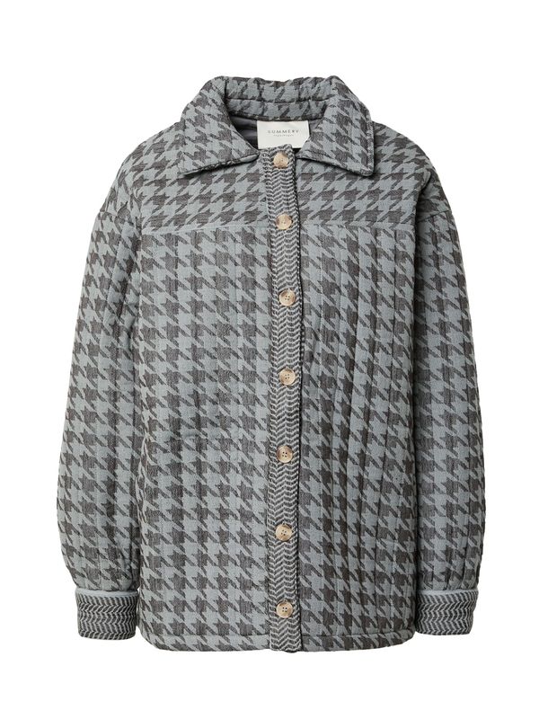 Summery Copenhagen Summery Copenhagen Prijelazna jakna 'Ember'  svijetlosiva / tamo siva