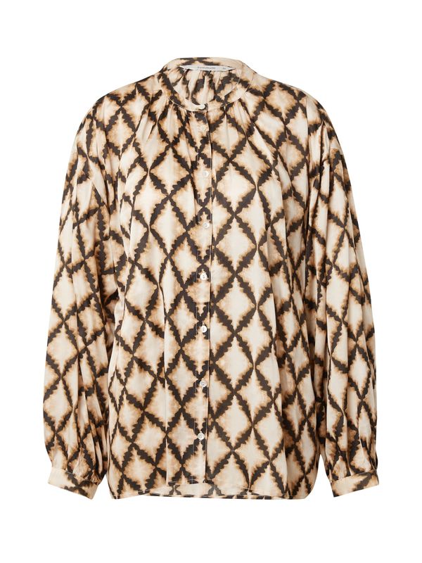 Summum Summum Bluza  bež / smeđa