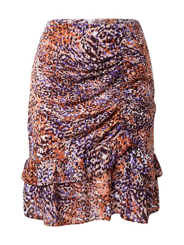 Suncoo Suncoo Suknja 'FINA'  nude / ljubičasta / narančasta / tamno crvena