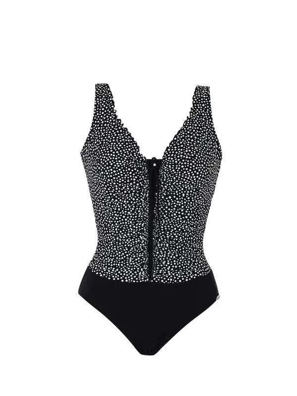 SUNFLAIR SUNFLAIR Jednodijelni kupaći kostim  crna / bijela