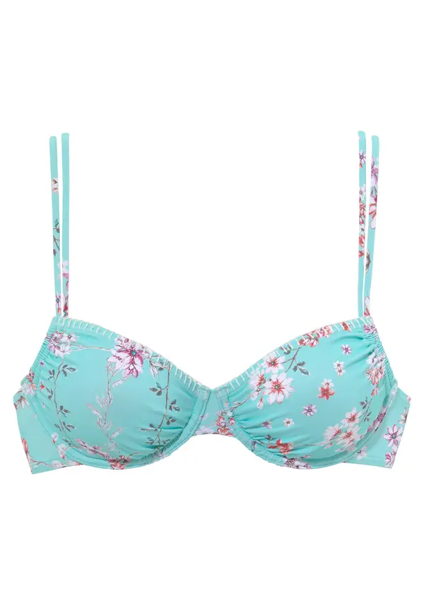 SUNSEEKER SUNSEEKER Bikini gornji dio 'Ditsy'  svijetloplava / miks boja