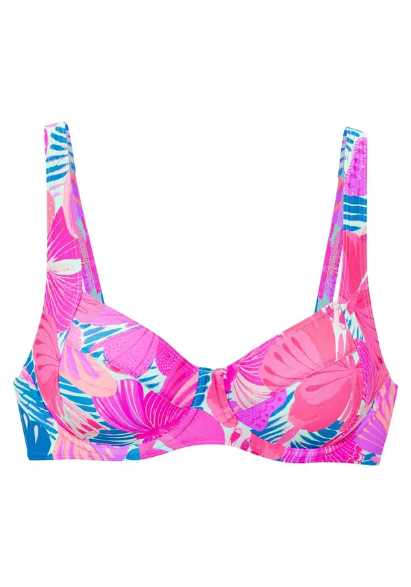 SUNSEEKER SUNSEEKER Bikini gornji dio  plava / pastelno plava / roza / ružičasta