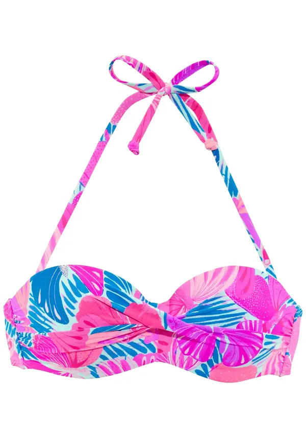 SUNSEEKER SUNSEEKER Bikini gornji dio  plava / roza / roza / tamno roza