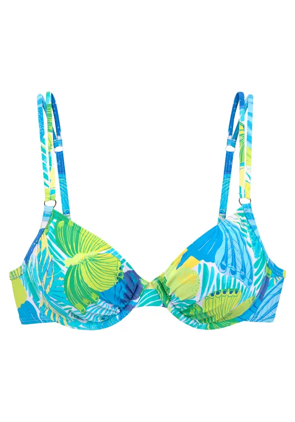 SUNSEEKER SUNSEEKER Bikini gornji dio  plava / zelena / bijela