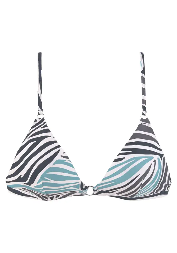 SUNSEEKER SUNSEEKER Bikini gornji dio  svijetloplava / crna / bijela