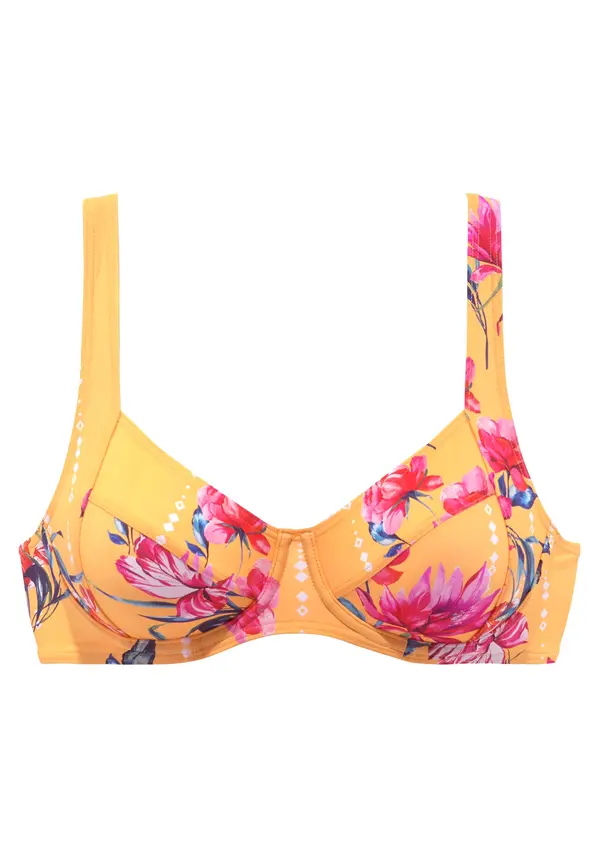 SUNSEEKER SUNSEEKER Bikini gornji dio  zelena / narančasta / fuksija / bijela