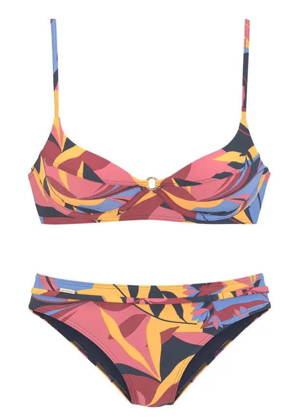 SUNSEEKER SUNSEEKER Bikini  morsko plava / sivkasto plava / šafran / malina / rosé
