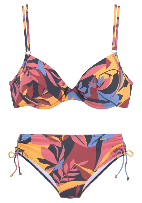 SUNSEEKER SUNSEEKER Bikini  plava / limeta zelena / ružičasta / prljavo roza