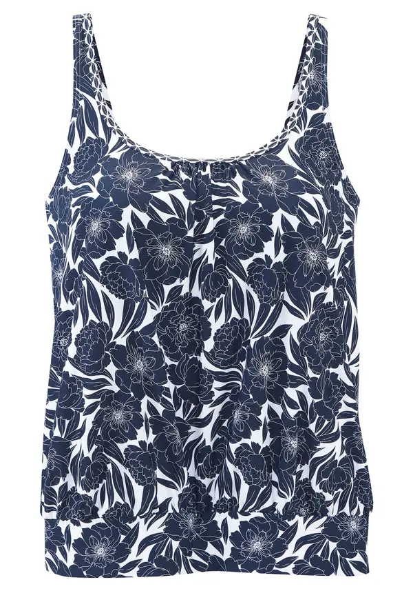 SUNSEEKER SUNSEEKER Tankini top  morsko plava / bijela