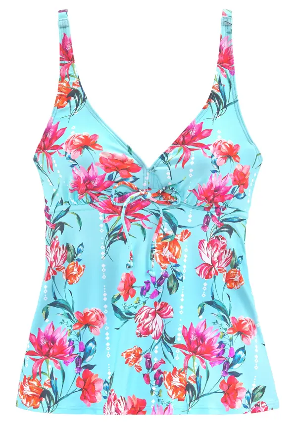 SUNSEEKER SUNSEEKER Tankini top  nebesko plava / miks boja