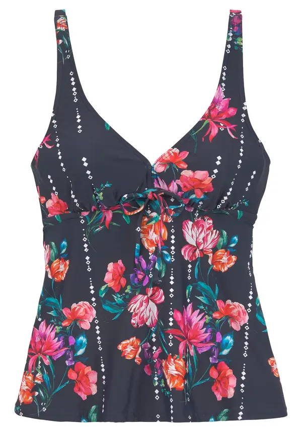 SUNSEEKER SUNSEEKER Tankini top 'Sunseeker'  tamno plava / roza