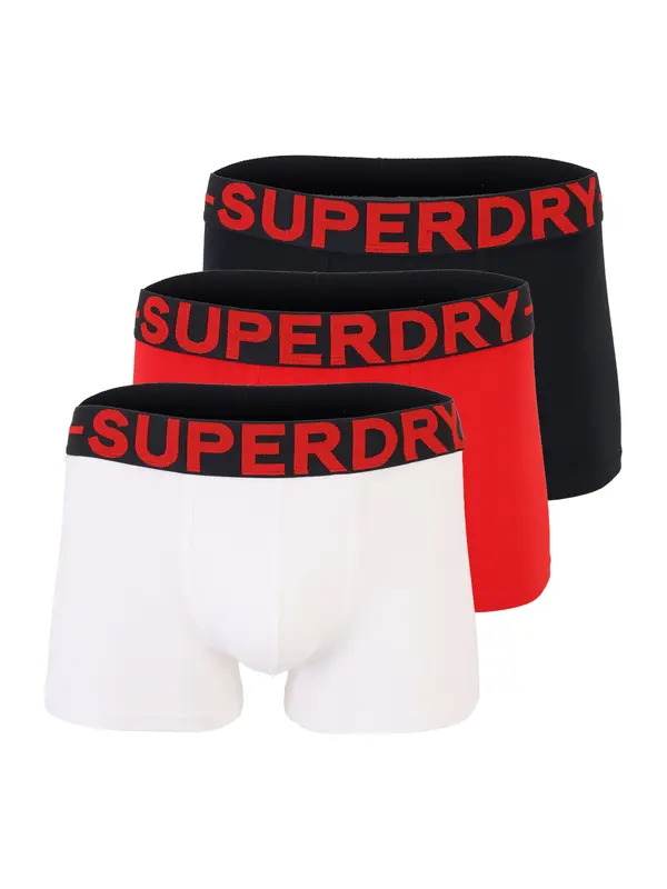 Superdry & Co Superdry & Co Bokserice  crvena / crna / bijela
