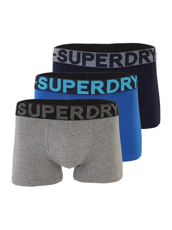 Superdry & Co Superdry & Co Bokserice  mornarsko plava / siva melange / crna