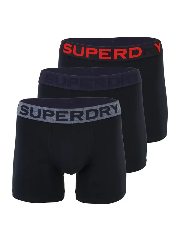 Superdry & Co Superdry & Co Bokserice  plava / mornarsko plava / opal / crvena