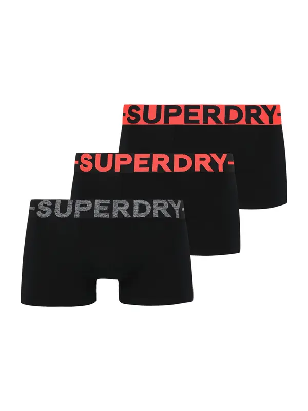 Superdry & Co Superdry & Co Bokserice  siva melange / crvena / crna