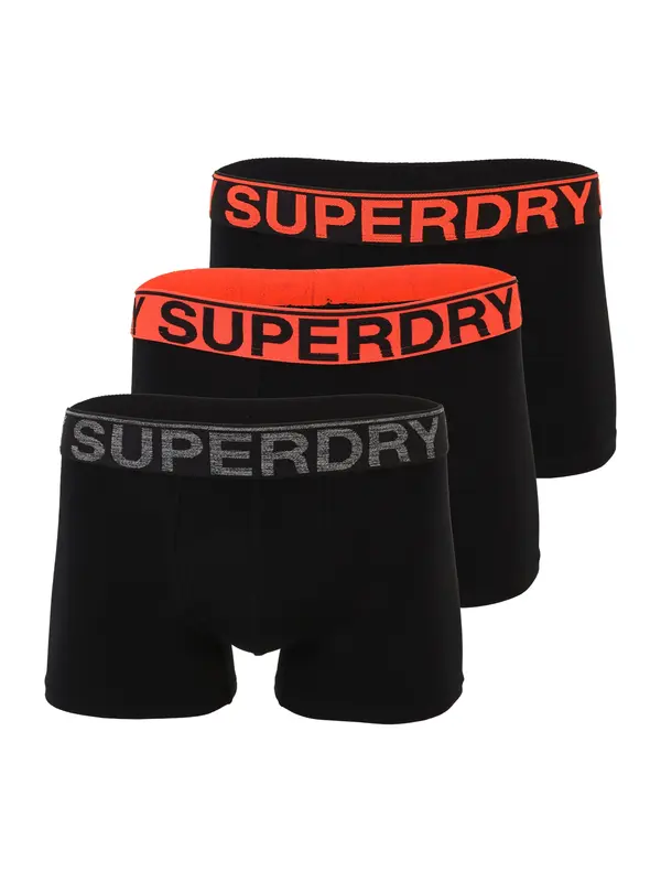 Superdry & Co Superdry & Co Bokserice  siva melange / narančasta / crna