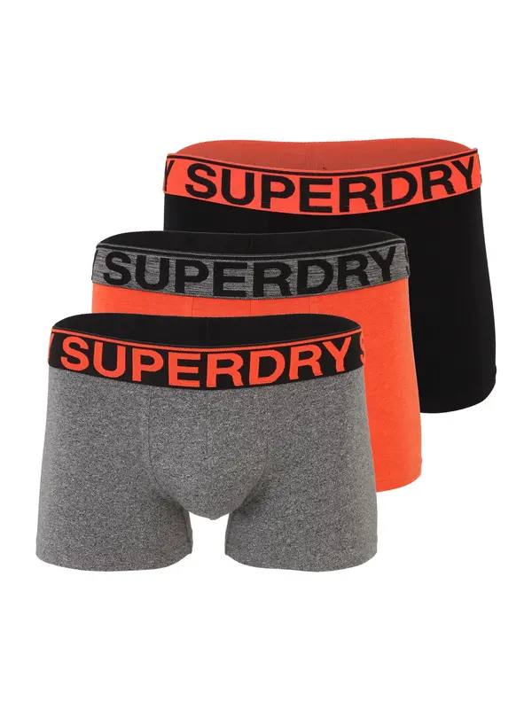 Superdry & Co Superdry & Co Bokserice  siva melange / narančasta / crna