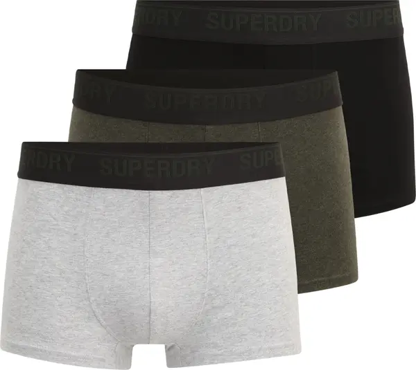 Superdry & Co Superdry & Co Bokserice  svijetlosiva / maslinasta / crna