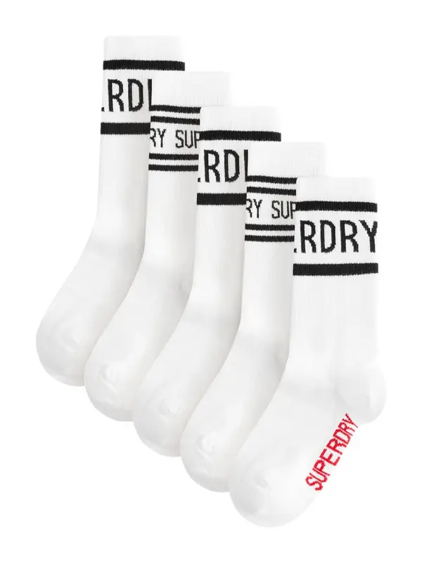 Superdry & Co Superdry & Co Čarape  crvena / crna / bijela