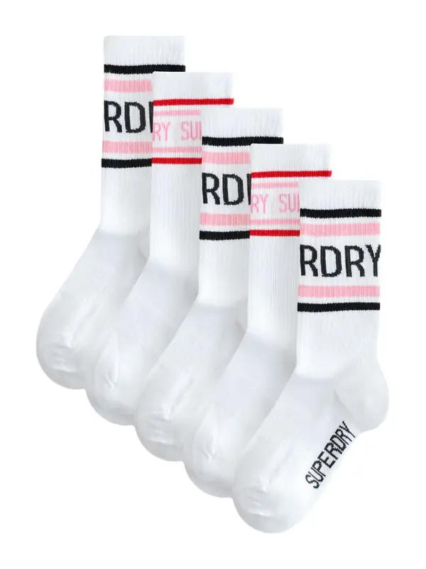 Superdry & Co Superdry & Co Čarape  roza / crna / bijela