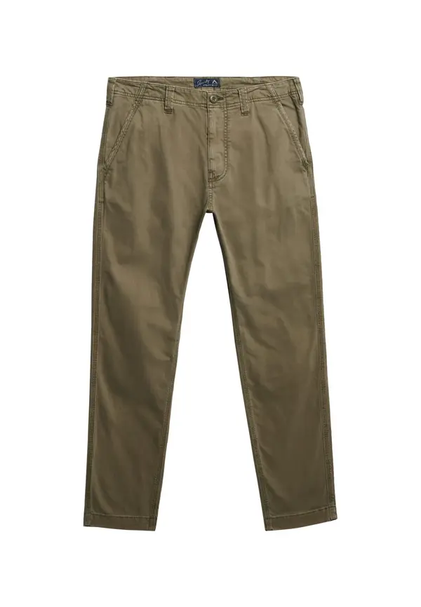 Superdry & Co Superdry & Co Chino hlače  maslinasta