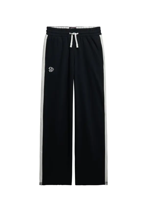 Superdry & Co Superdry & Co Hlače 'Athletic Fives'  mornarsko plava / bijela