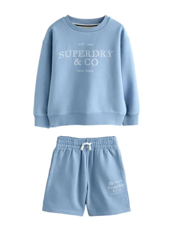 Superdry & Co Superdry & Co Komplet  svijetloplava / bijela