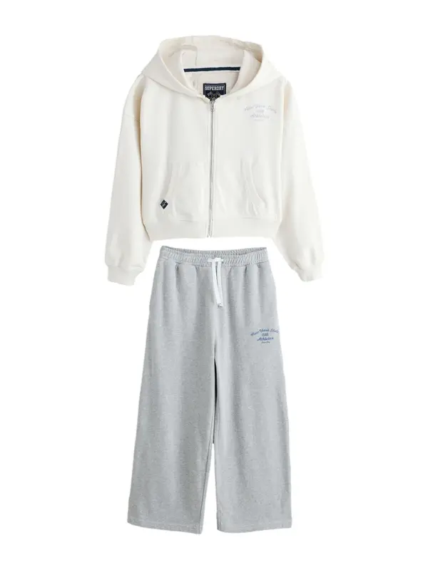 Superdry & Co Superdry & Co Komplet  svijetlosiva / bijela