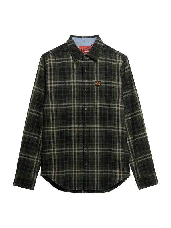 Superdry & Co Superdry & Co Košulja  ecru/prljavo bijela / maslinasta / crna