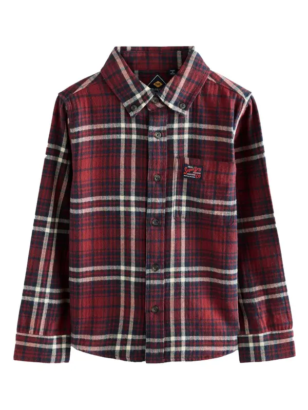 Superdry & Co Superdry & Co Košulja  mornarsko plava / crvena / bijela