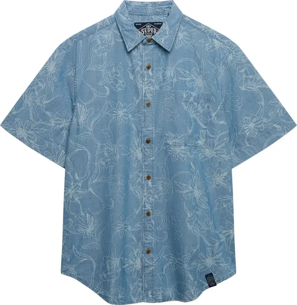 Superdry & Co Superdry & Co Košulja 'VINTAGE LOOM'  golublje plava / plavi traper