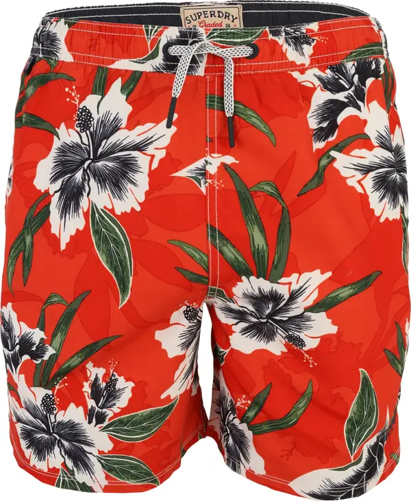 Superdry & Co Superdry & Co Kupaće hlače  ecru/prljavo bijela / morsko plava / tamno zelena / narančasto crvena
