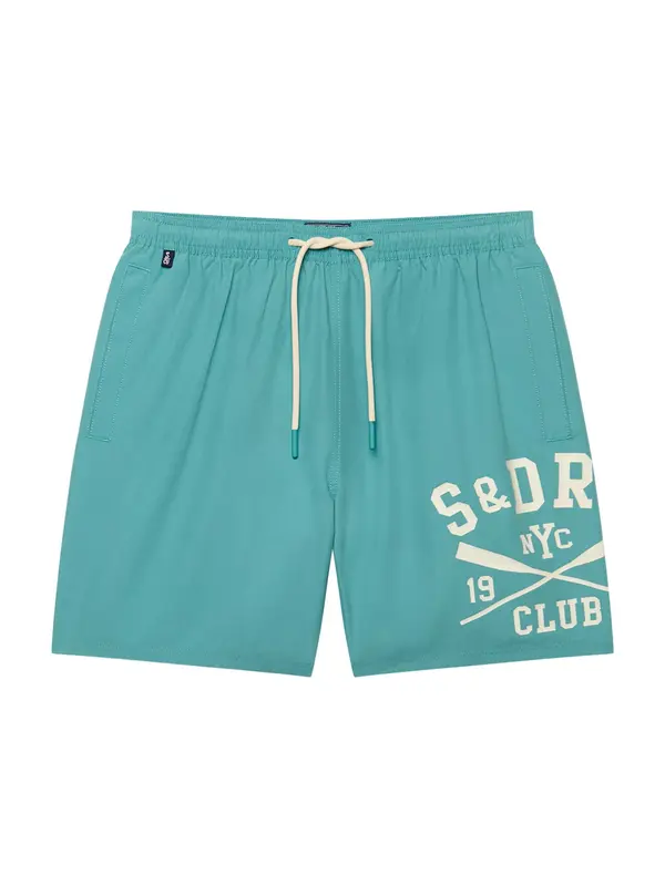 Superdry & Co Superdry & Co Kupaće hlače  tirkiz / bijela