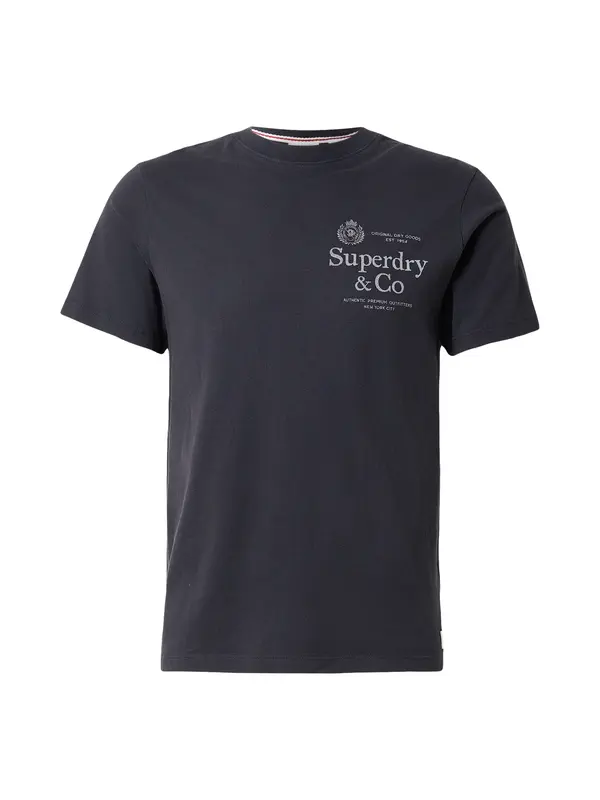 Superdry & Co Superdry & Co Majica '1954 Company'  morsko plava / siva