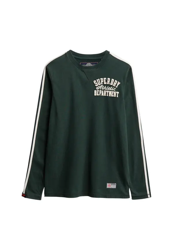 Superdry & Co Superdry & Co Majica 'ATHLETIC'  kraljevski zelena / bijela